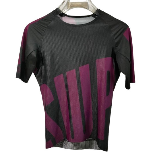 SWPRRIIOR|Zipperless Jersey Charcoal & Wine