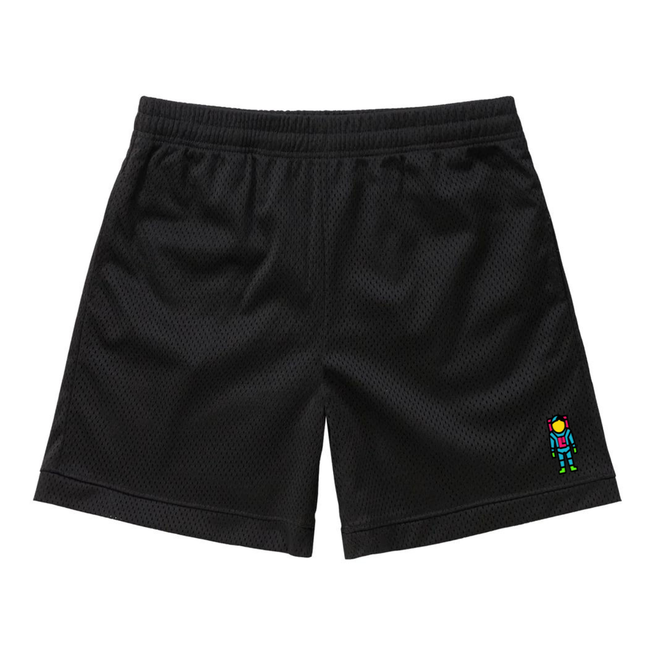 Limitless Black Mesh Shorts