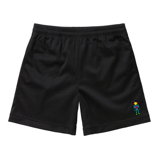 Limitless Black Mesh Shorts